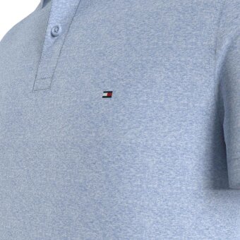 Tommy Hilfiger  - Tommy Hilfiger - Pretwist mouline slim | Polo T-shirt Blå