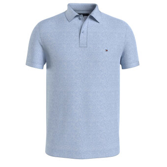 Tommy Hilfiger  - Tommy Hilfiger - Pretwist mouline slim | Polo T-shirt Blå