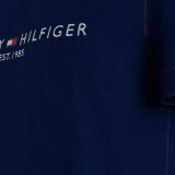 Tommy Hilfiger  - Tommy Hilfiger - TH garment dyed Tommy logo tee | T-shirt Marineblå