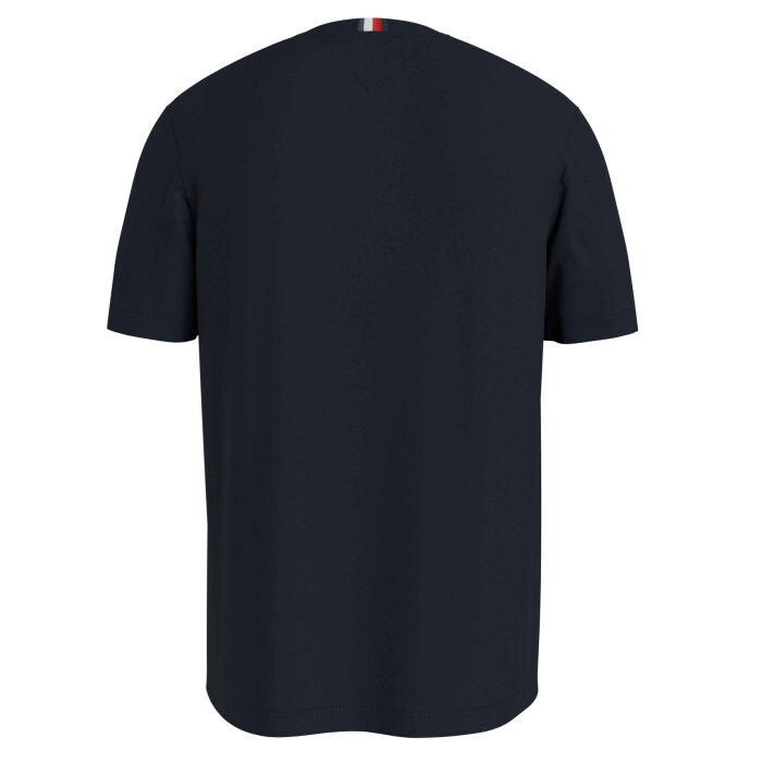 Tommy Hilfiger  - Tommy Hilfiger - TH Hilfiger coin tee | T-shirt Marineblå