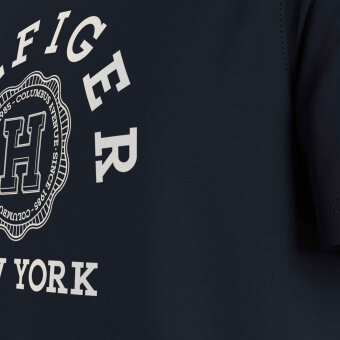 Tommy Hilfiger  - Tommy Hilfiger - TH Hilfiger coin tee | T-shirt Marineblå