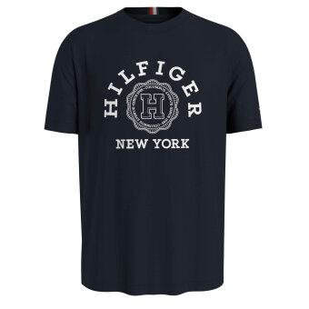 Tommy Hilfiger  - Tommy Hilfiger - TH Hilfiger coin tee | T-shirt Marineblå