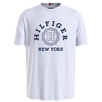 Tommy Hilfiger  - Tommy Hilfiger - TH Hilfiger coin tee | T-shirt Hvid