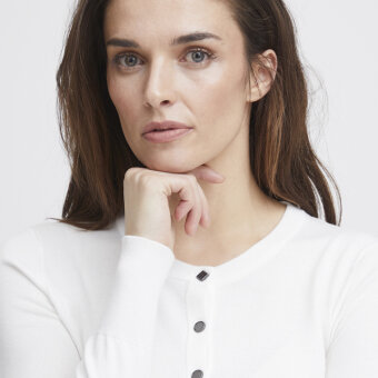 Pulz Jeans ( Dame )  - PULZ - PZSARA LS SHO | TRØJE BLANC DE BL