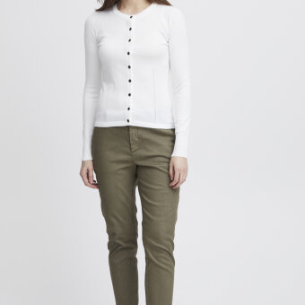 Pulz Jeans ( Dame )  - PULZ - PZSARA LS SHO | TRØJE BLANC DE BL