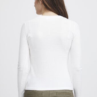Pulz Jeans ( Dame )  - PULZ - PZSARA LS SHO | TRØJE BLANC DE BL