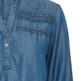 Pulz Jeans ( Dame )  - PULZ - PZGAJA BLOUSE | SKJORTE MEDIUM BLUE