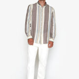 Signal - Signal - Gino linen | Skjorte stripe shirt