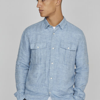 Matinique - Matinique - Harosch overshirt | Overshirt Captains Blue