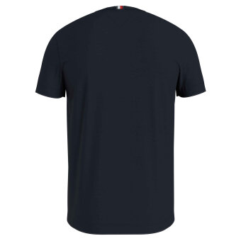 Tommy Hilfiger  - Tommy Hilfiger - TH Hilfiger arched tee | T-shirt Marineblå