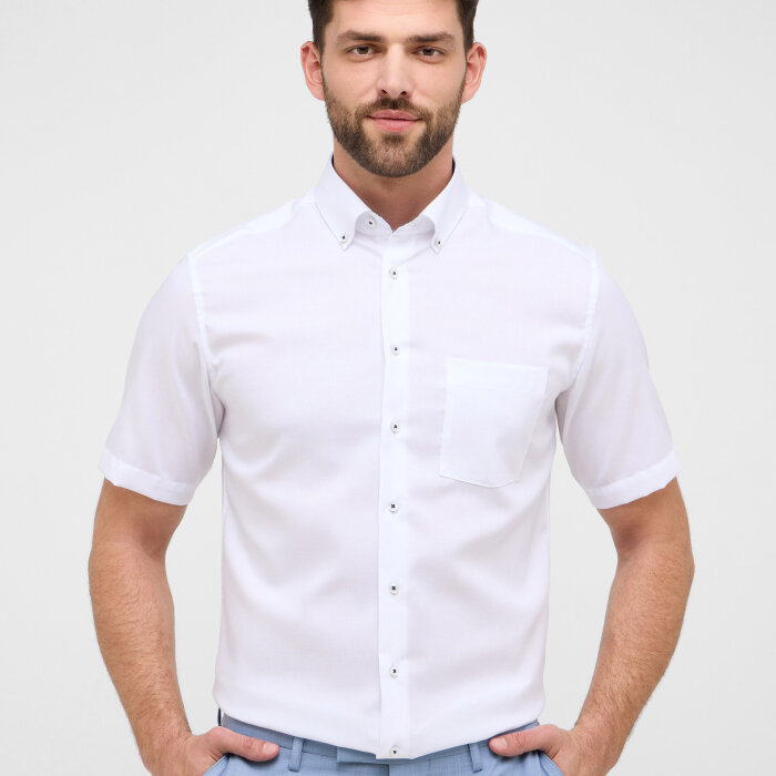 Eterna - Eterna - 4122 00 C14U | K/Æ Modern Fit Skjorte Hvid