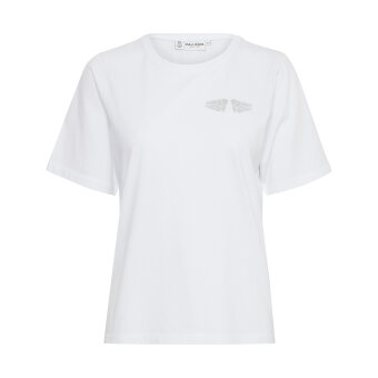 Pulz Jeans ( Dame )  - PULZ - PZBRIELLE WING | T-SHIRT BRIGHT WHI