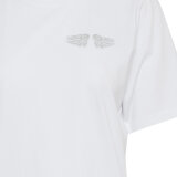 Pulz Jeans ( Dame )  - PULZ - PZBRIELLE WING | T-SHIRT BRIGHT WHI
