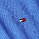 Tommy Hilfiger  - Tommy Hilfiger - Monotype Cuff Polo | Polo Blue Spell