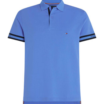 Tommy Hilfiger  - Tommy Hilfiger - Monotype Cuff Polo | Polo Blue Spell