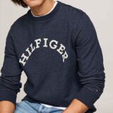 Tommy Hilfiger  - Tommy Hilfiger - TH Hilfiger arched | Sweatshirt Marineblå