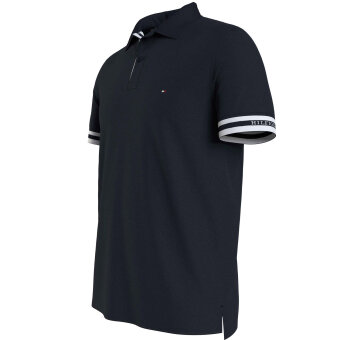 Tommy Hilfiger  - Tommy Hilfiger - TH monotype cuff | Polo T-shirt Marineblå