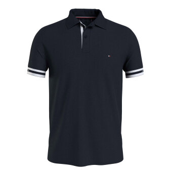 Tommy Hilfiger  - Tommy Hilfiger - TH monotype cuff | Polo T-shirt Marineblå