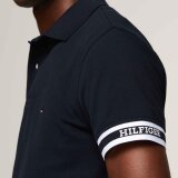 Tommy Hilfiger  - Tommy Hilfiger - TH monotype cuff | Polo T-shirt Marineblå
