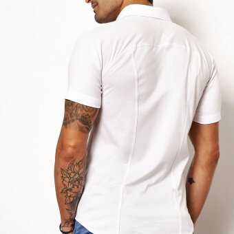 Desoto - Desoto - 63732 002 | K/Æ Jersey skjorte White