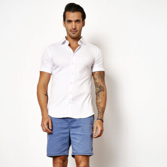 Desoto - Desoto - 63732 002 | K/Æ Jersey skjorte White