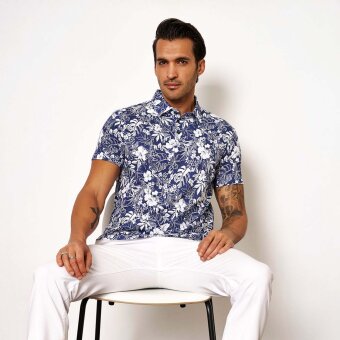 Desoto - Desoto - 64338 163 | Polo T-shirt Light Blue