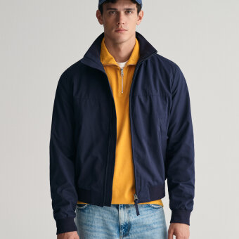Gant - Gant - Light hampshire jacket | Vindjakke Marineblå