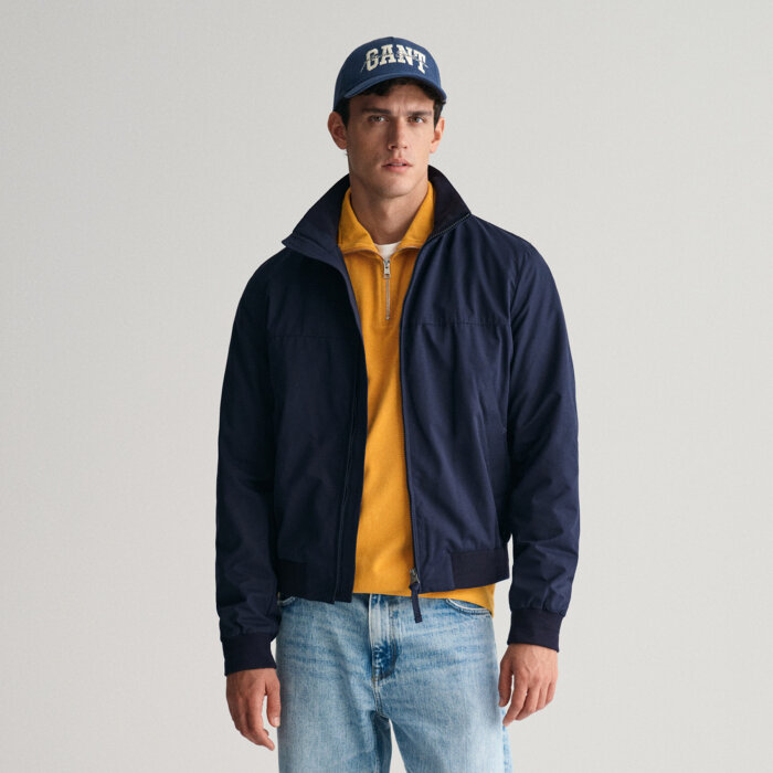 Gant - Gant - Light hampshire jacket | Vindjakke Marineblå