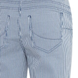 Pulz Jeans ( Dame )  - PULZ - PZNOLLY HW STRI SHO | SHORTS PEACOAT PRINT