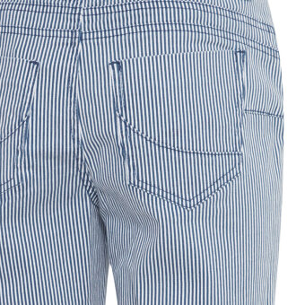 Pulz Jeans ( Dame )  - PULZ - PZNOLLY HW STRI SHO | SHORTS PEACOAT PRINT