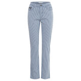 Pulz Jeans ( Dame )  - PULZ - PZNOLLY HW STRI PA | BUKSER PEACOAT