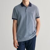 Gant - Gant - Oxford pique shirt ss | Polo T-shirt Blå