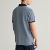 Gant - Gant - Oxford pique shirt ss | Polo T-shirt Blå