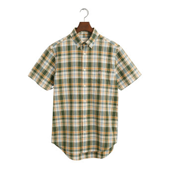 Gant - Gant - Shirt short sleeve | K/Æ Skjorte Grøn
