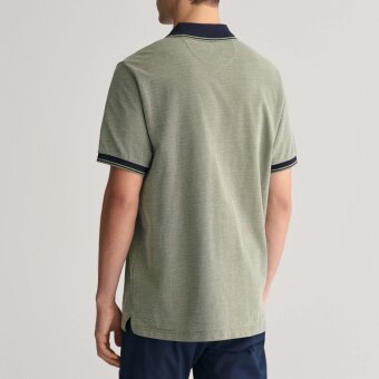 Gant - Gant - Oxford pique shirt ss | Polo T-shirt Grøn