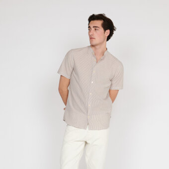 Matinique - Matinique - Trostol shirt K/Æ | Skjorte Valnød Brun