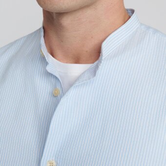 Matinique - Matinique - Trostol shirt K/Æ | Skjorte Chambrey Blå