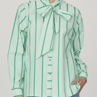 Love&divine ( Dame ) - LOVE&DIVINE - LOVE1136 | SKJORTE GREEN STRIPE