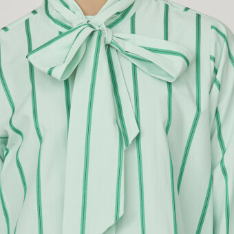 Love&divine ( Dame ) - LOVE&DIVINE - LOVE1136 | SKJORTE GREEN STRIPE