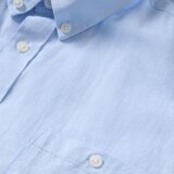 Matinique - Matinique - Trostol shirt hør | K/Æ Skjorte Chambrey Blue