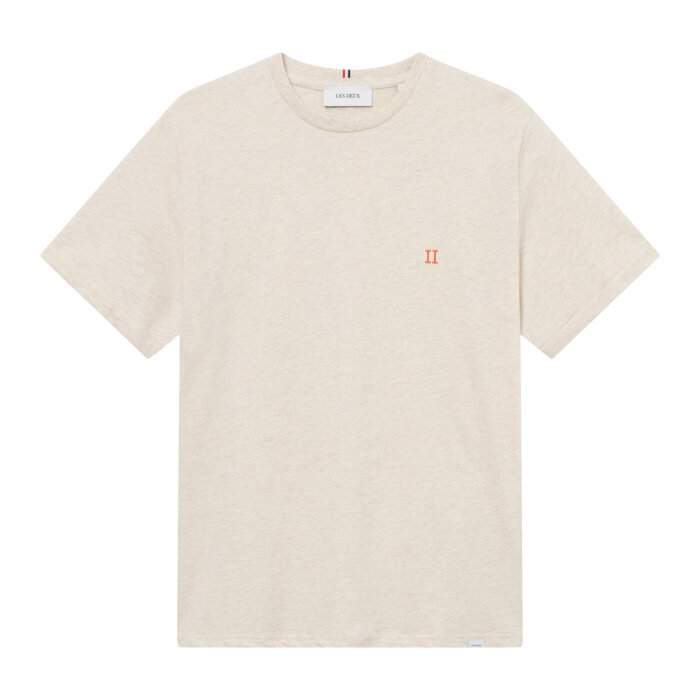 LES DEUX - Les Deux - Nørregaard | T-shirt Ivory Melange