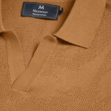 Matinique - Matinique - V Heritage polo | Polo Yellow Brown