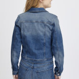 Pulz Jeans ( Dame )  - PULZ - PZKATJA DEN JA | JAKKE MEDIUM BLUE DENIM
