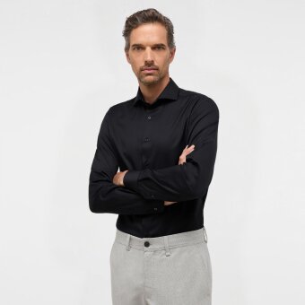 Eterna - Eterna - 8817 F182 | Slim fit Skjorte Sort