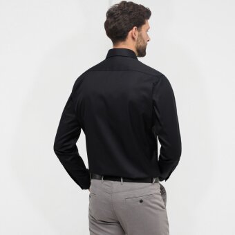 Eterna - Eterna - 8817 X18K | Modern fit Skjorte Sort 