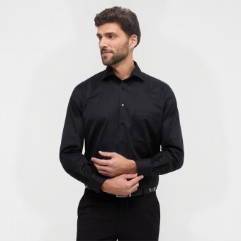 Eterna - Eterna - 8817 E19K | Comfort fit Skjorte Sort 