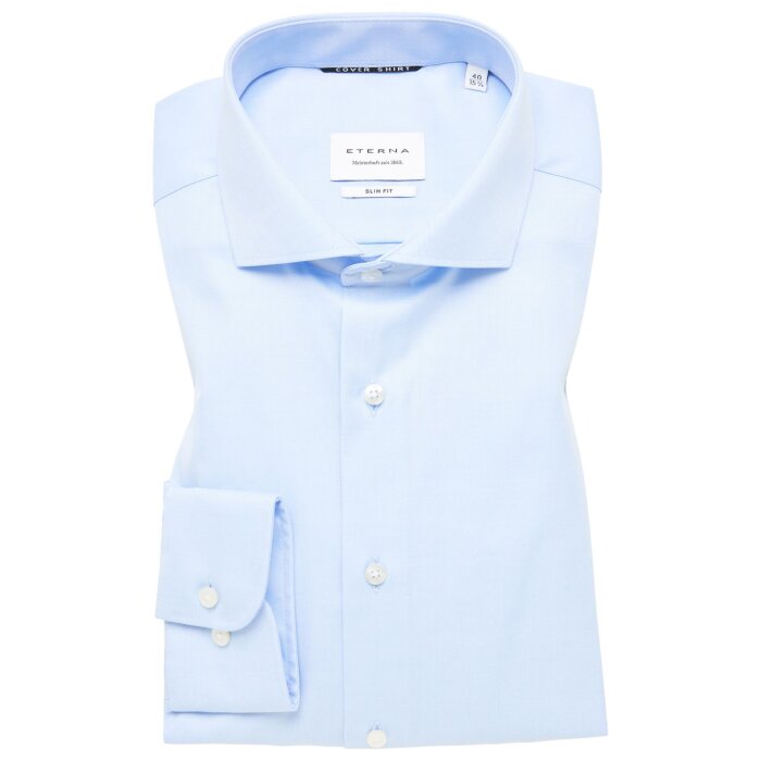 Eterna - Eterna - 8817 F182 | Slim Fit Skjorte Lyseblå