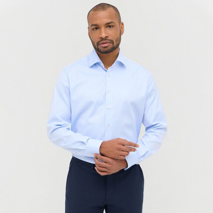 Eterna - Eterna - 8817 X18K | Modern Fit Skjorte 10 Lyseblå