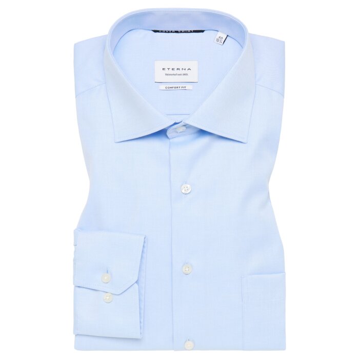 Eterna - Eterna - 8817 E19K | Comfort Fit Skjorte 10 Lyseblå