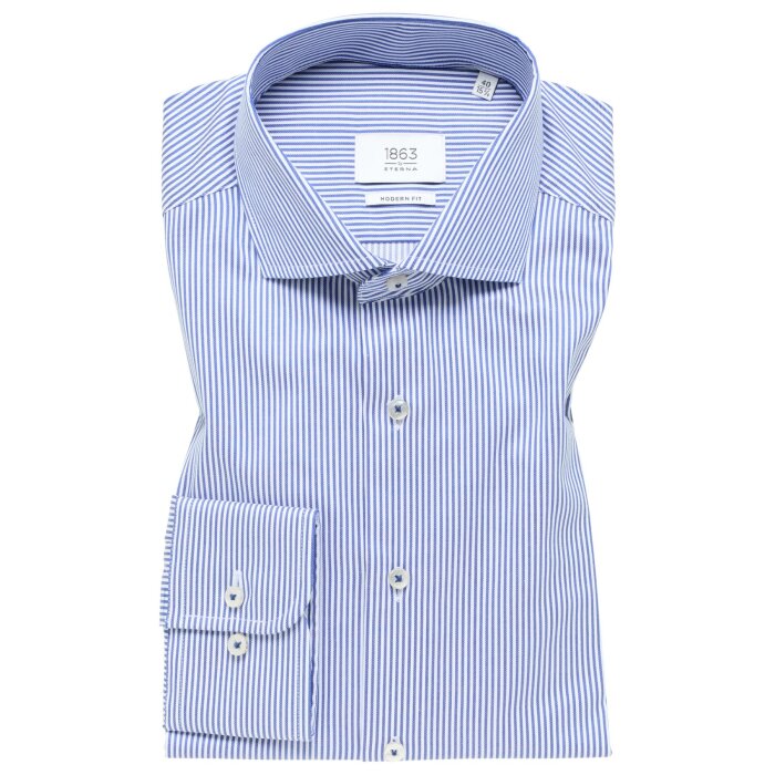 Eterna - Eterna - 3961 X62 | Modern fit Skjorte Blå 